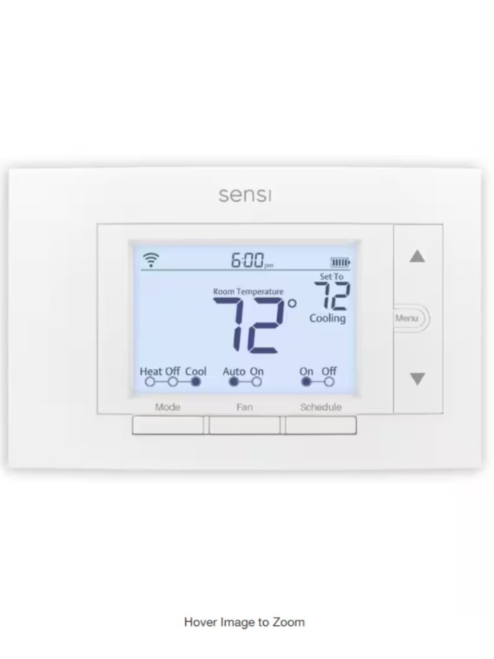 Sensi by Copeland Smart Thermostat ST55U Wi-Fi 7-day Programmable